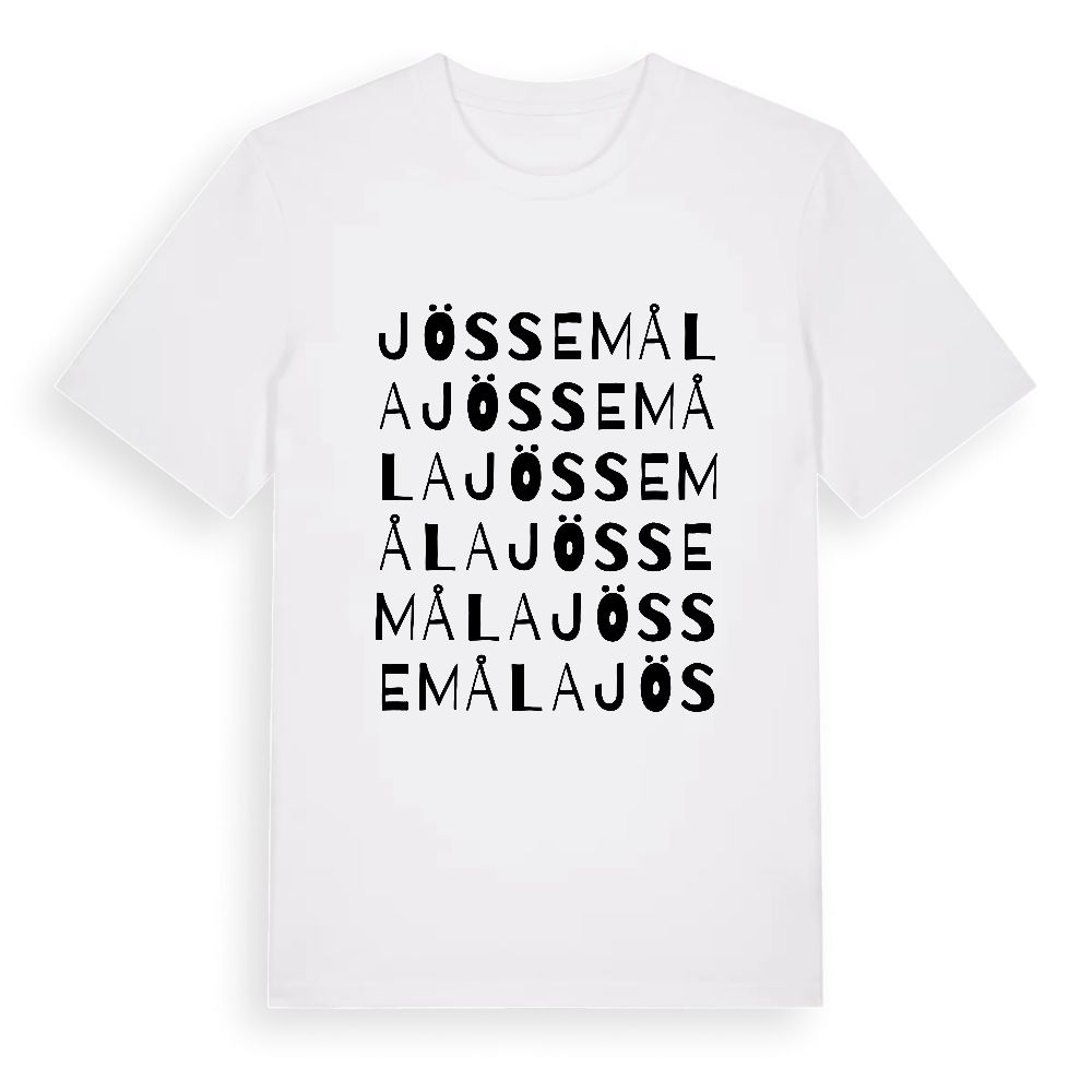Jössemåla ordlek t-shirt – White, i miljö