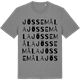 Mid Heather Gray t-shirt med Jössemåla ordlek t-shirt