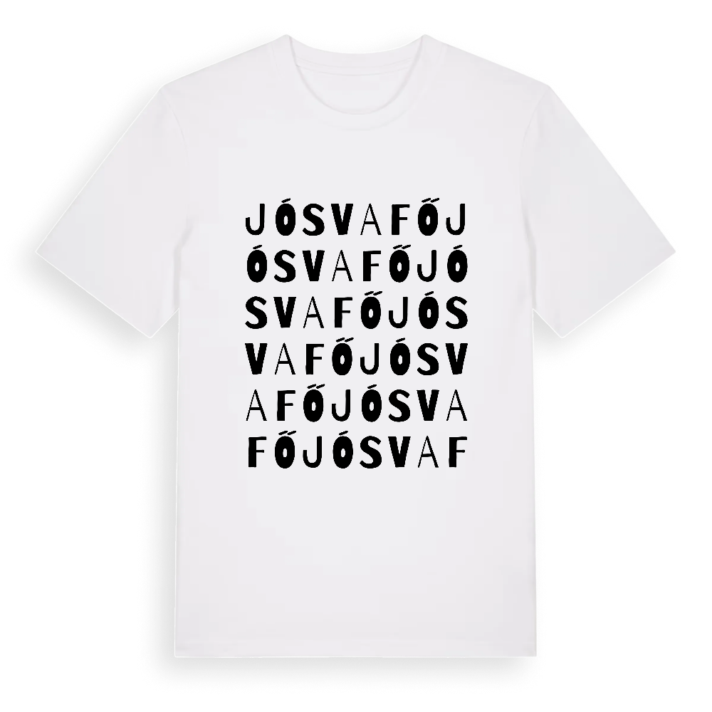 Jósvafő ordlek t-shirt – White, i miljö