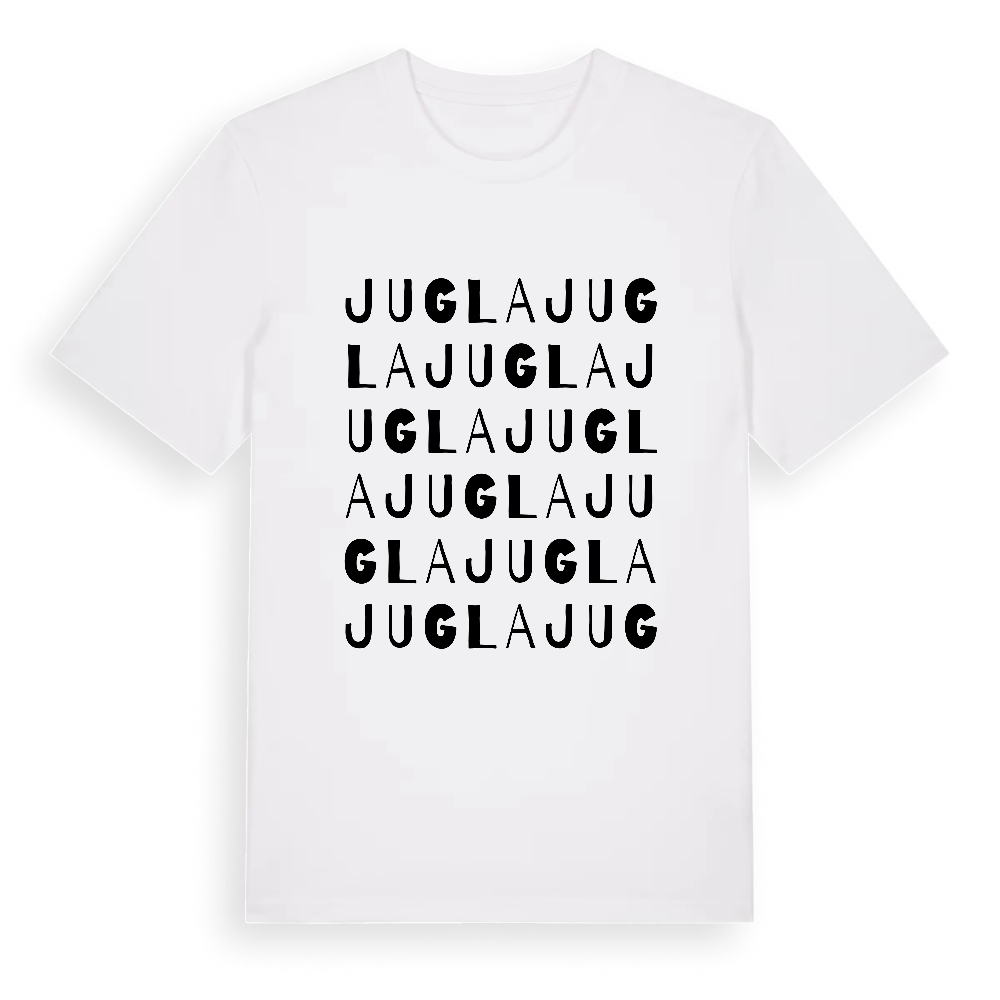 Jugla ordlek t-shirt – White, i miljö