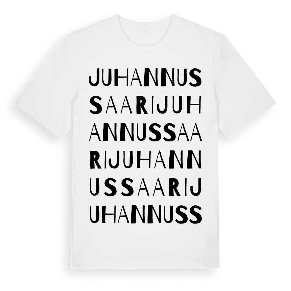Juhannussaari ordlek t-shirt i miljö