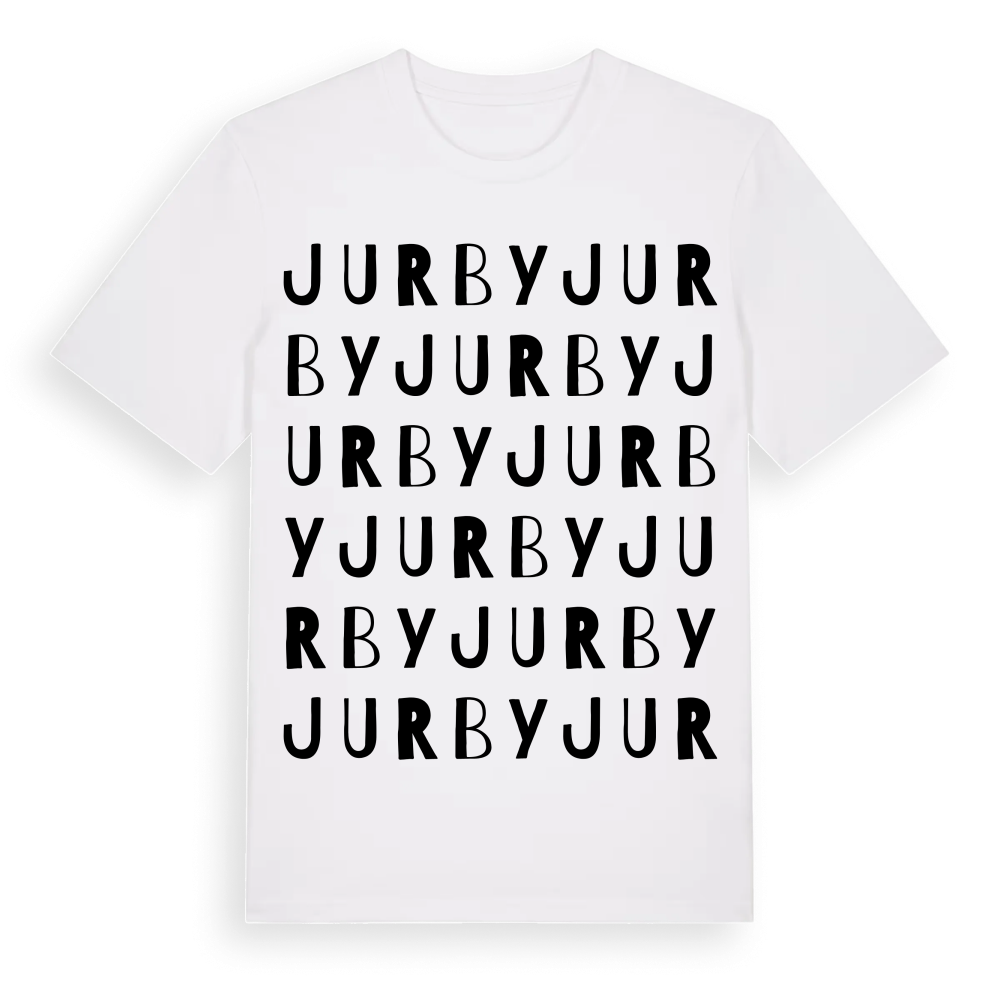 Jurby ordlek t-shirt – White, i miljö