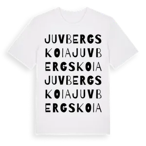 Juvbergskoia ordlek t-shirt – ekologisk bomull t-shirt från Pinshirt