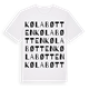 Kølabøtten ordlek t-shirt