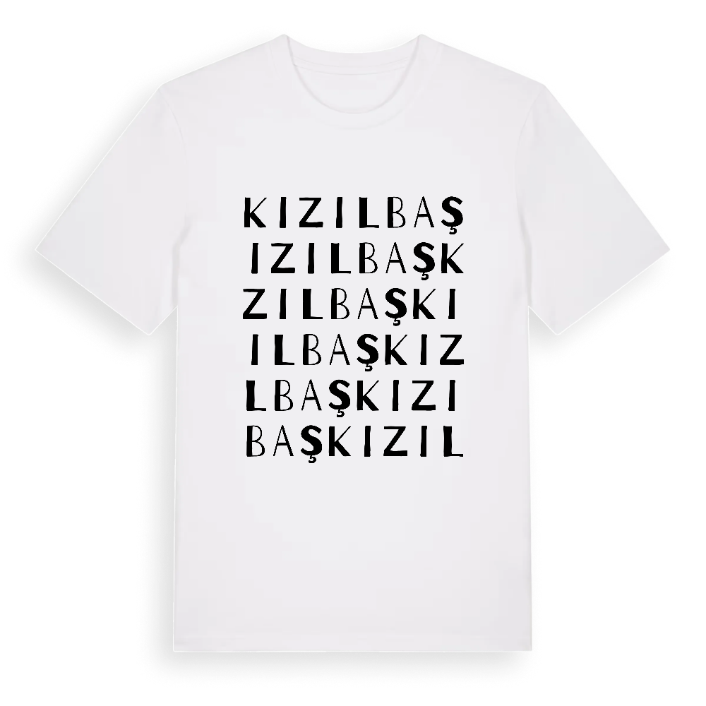 Kızılbaş ordlek t-shirt – White, i miljö