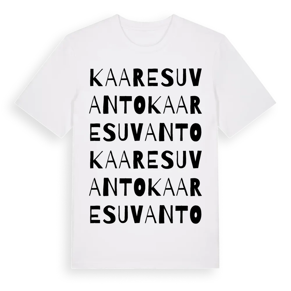 Kaaresuvanto ordlek t-shirt i miljö