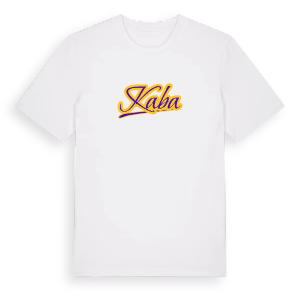 Kaba baseball t-shirt – ekologisk bomull t-shirt från Pinshirt