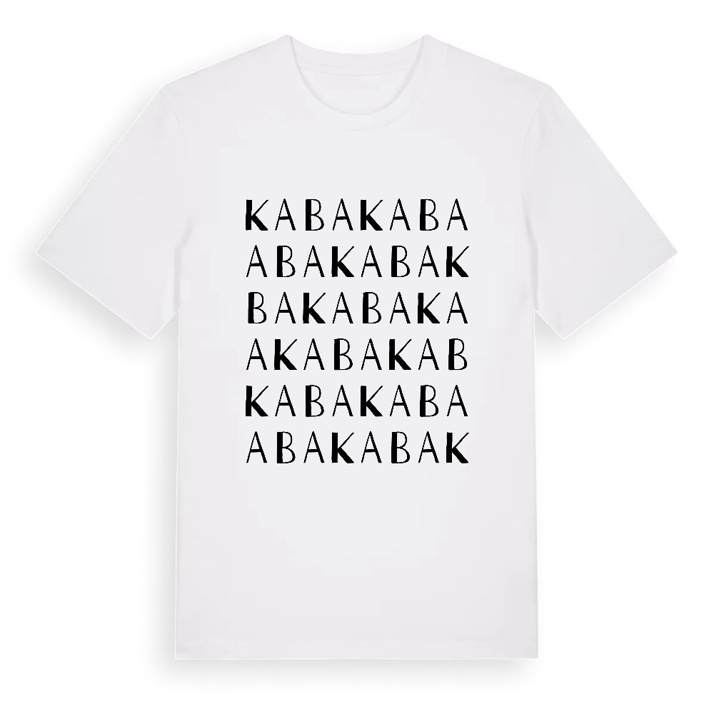 Kaba ordlek t-shirt – White, i miljö