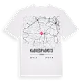 Kabiles pagasts karta t-shirt