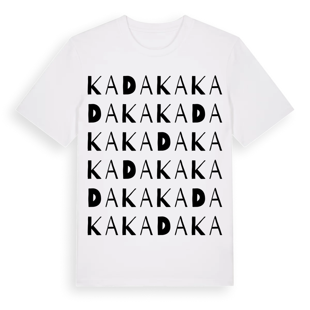 Kadaka ordlek t-shirt – White, i miljö