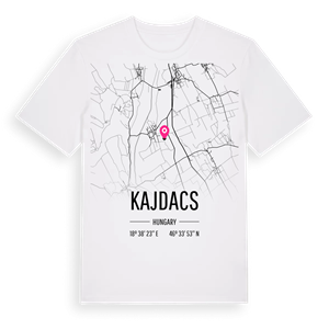 Kajdacs karta t-shirt – ekologisk bomull t-shirt från Pinshirt
