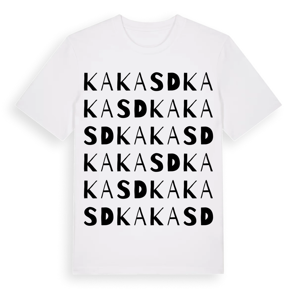 Kakasd ordlek t-shirt – White, i miljö