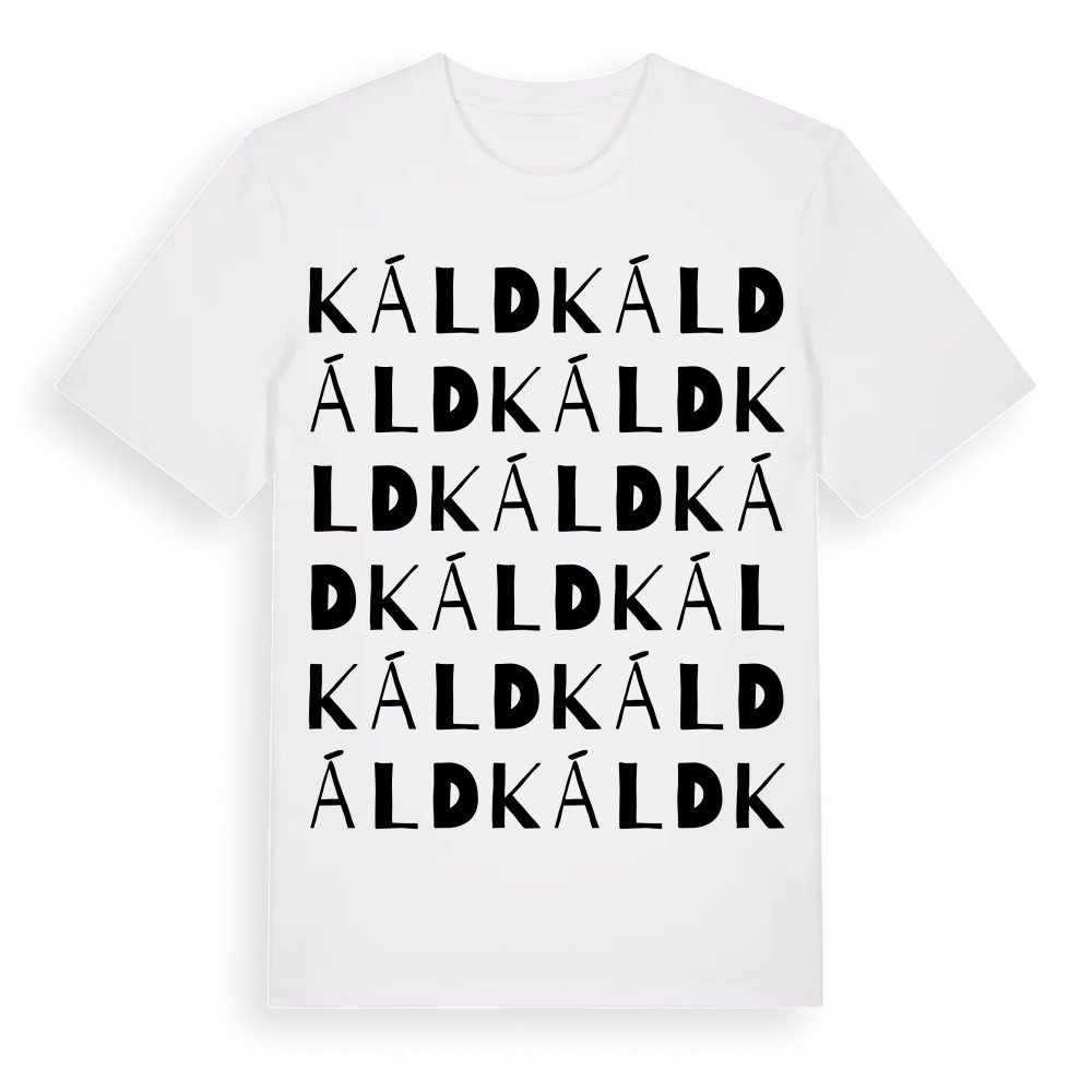 Káld ordlek t-shirt – White, i miljö