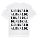 Káld ordlek t-shirt