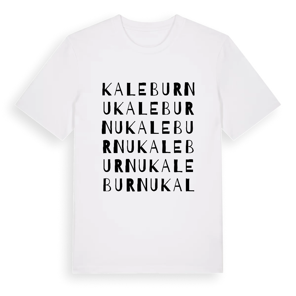 Kaleburnu ordlek t-shirt – White, i miljö