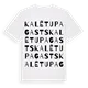 Kalētu pagasts ordlek t-shirt