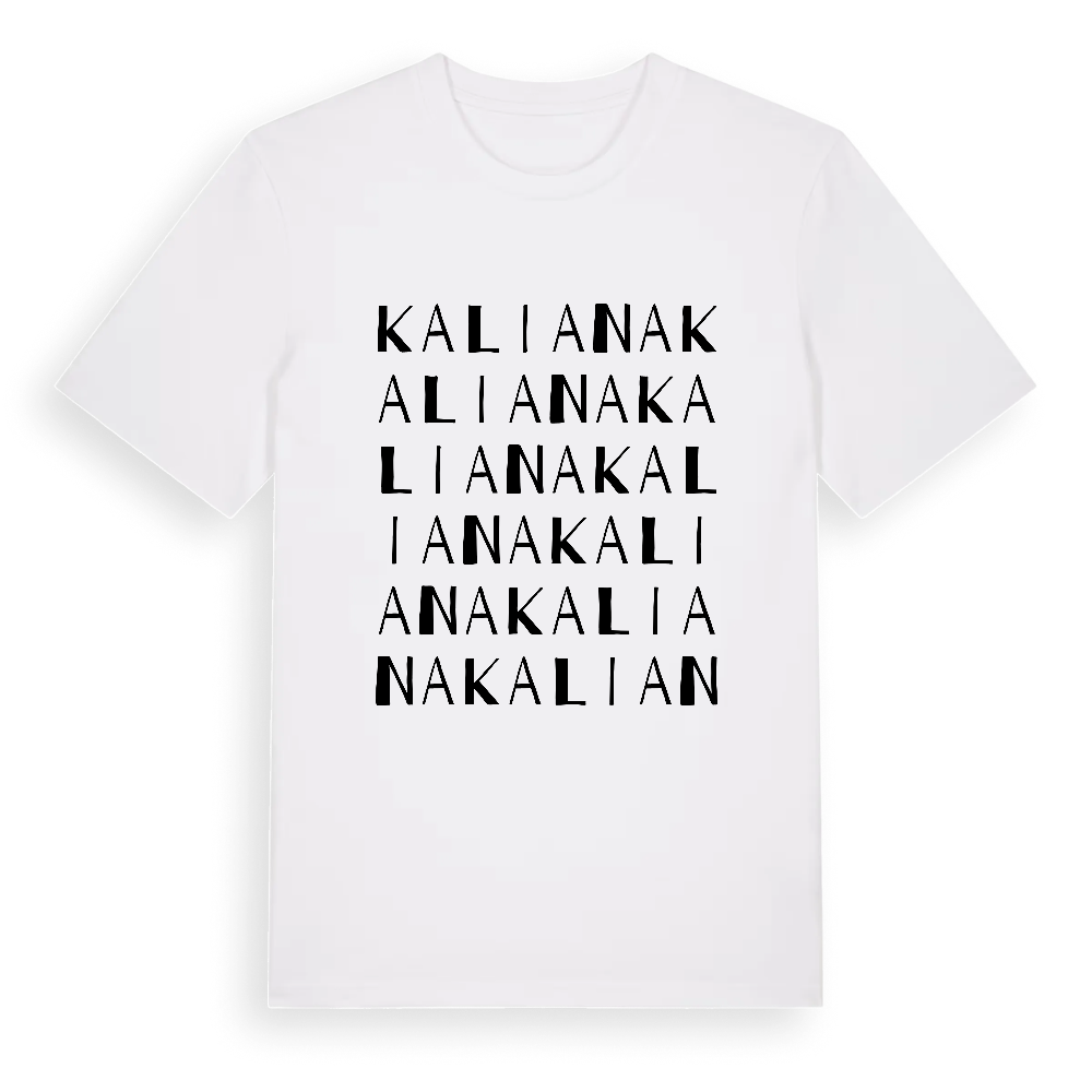 Kaliana ordlek t-shirt – White, i miljö