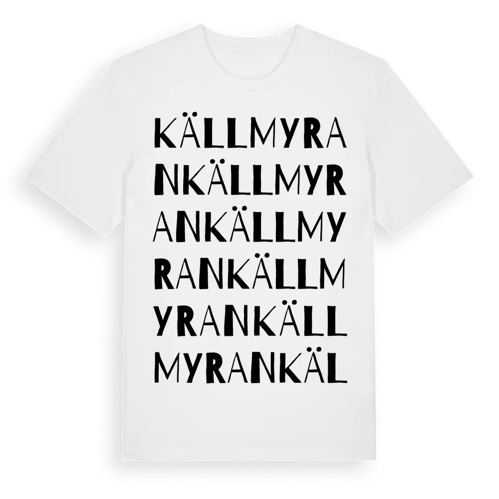 Källmyran ordlek t-shirt i miljö