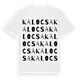 Kalocsa ordlek t-shirt