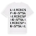 Kalvenes pagasts ordlek t-shirt