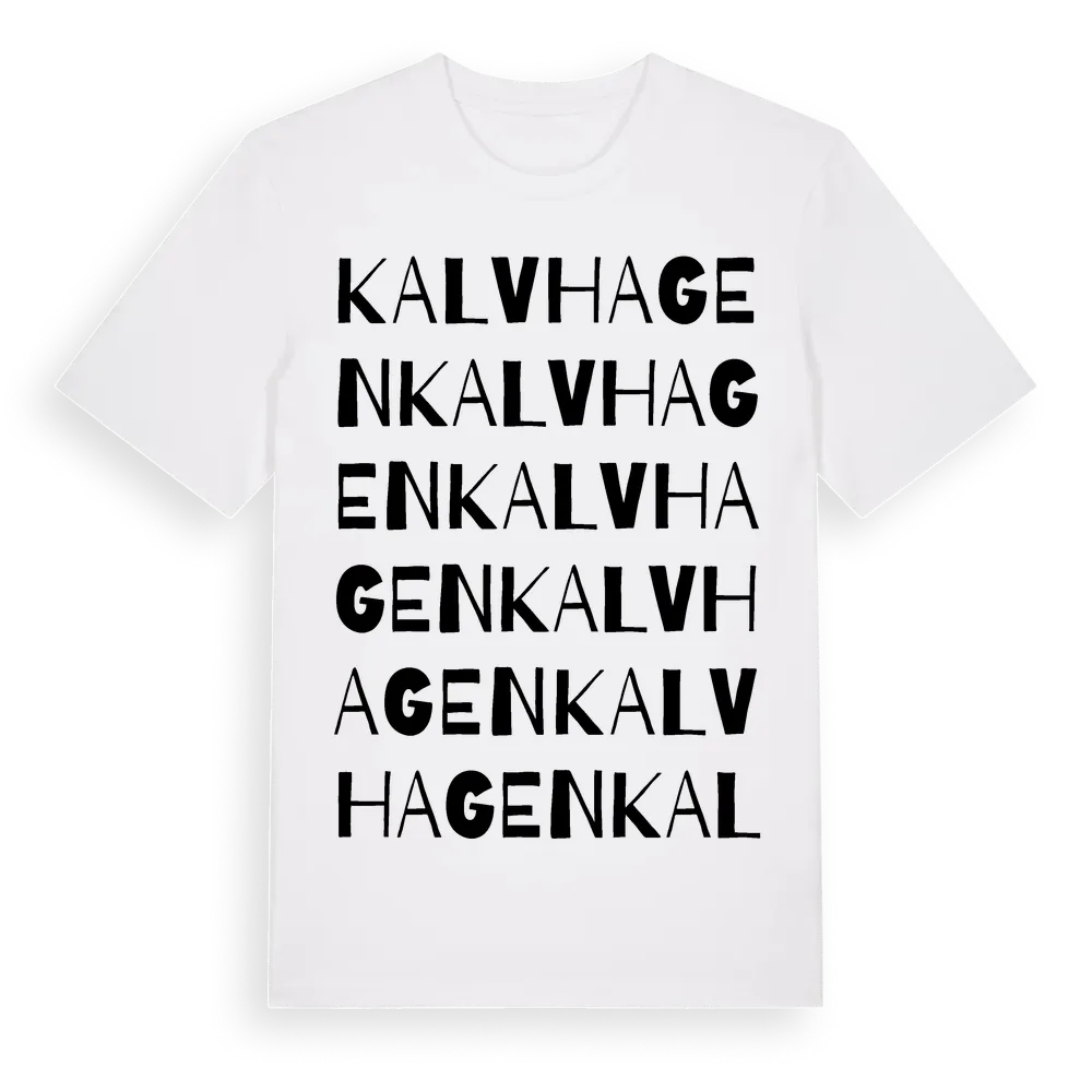 Kalvhagen ordlek t-shirt i miljö