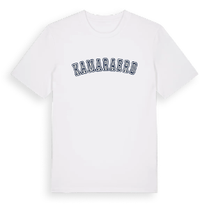 Kamaraerdő college t-shirt – ekologisk bomull t-shirt från Pinshirt