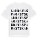 Kandavas pagasts ordlek t-shirt