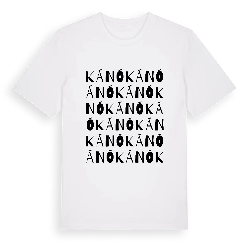 Kánó ordlek t-shirt – White, i miljö