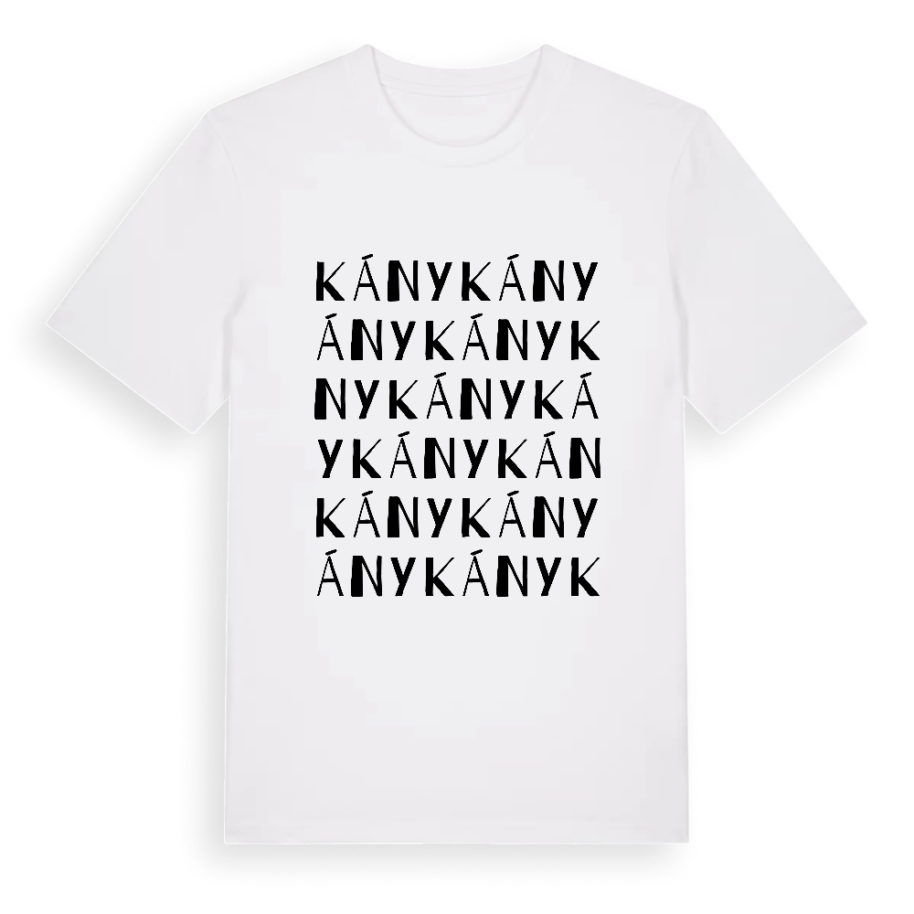 Kány ordlek t-shirt – White, i miljö