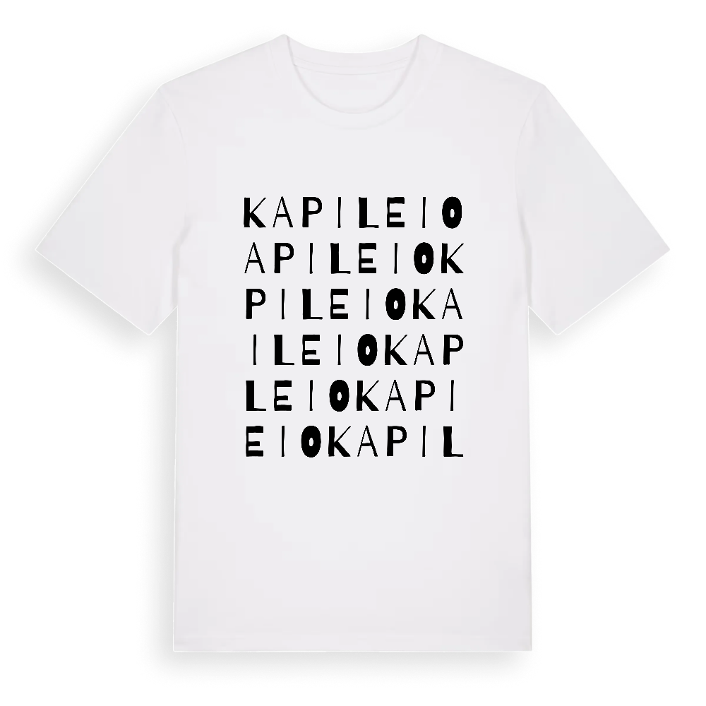 Kapileio ordlek t-shirt – White, i miljö