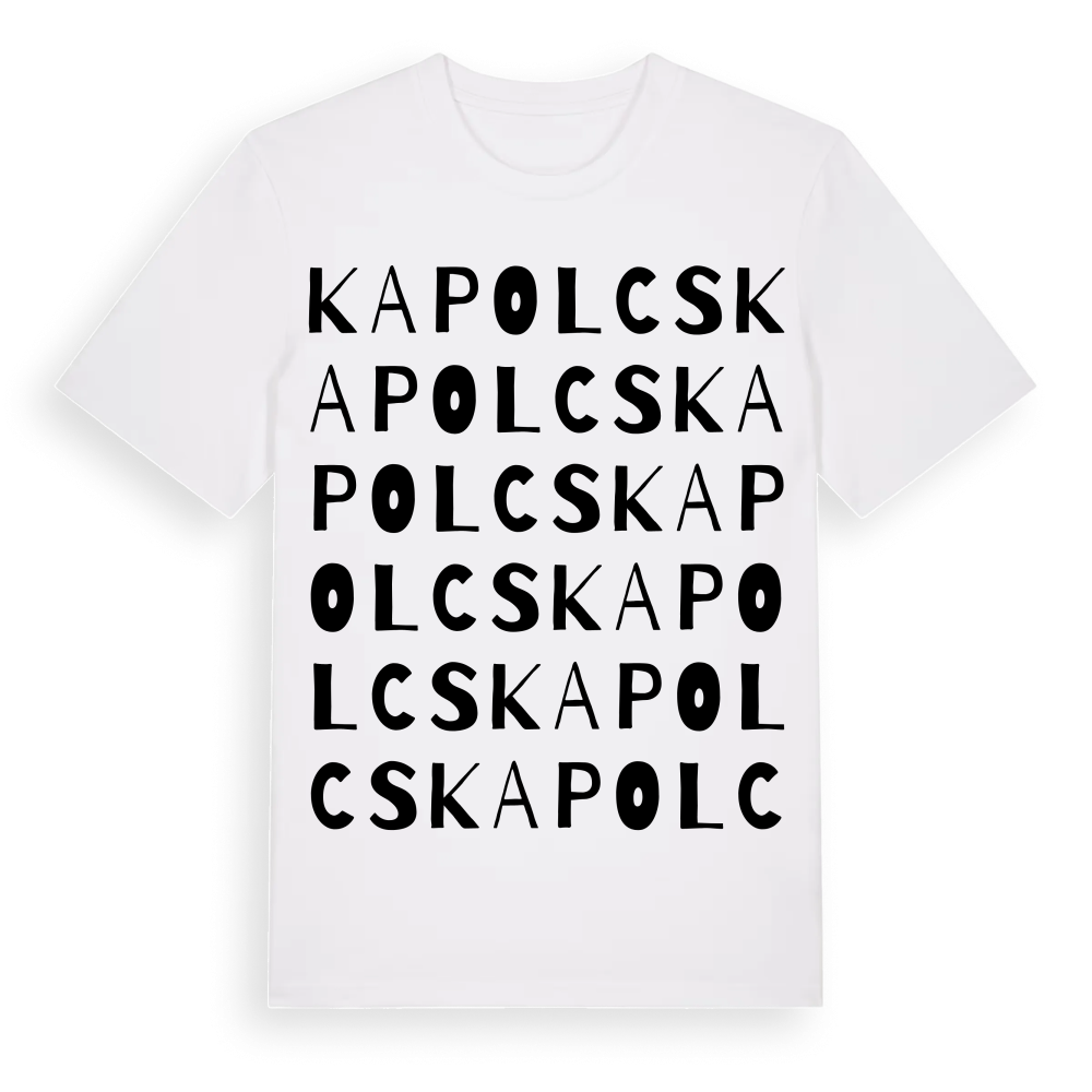 Kapolcs ordlek t-shirt – White, i miljö