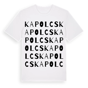 Kapolcs ordlek t-shirt – ekologisk bomull t-shirt från Pinshirt