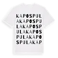 Kapospula ordlek t-shirt