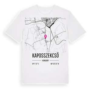 Kaposszekcső karta t-shirt – ekologisk bomull t-shirt från Pinshirt