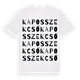 Kaposszekcső ordlek t-shirt