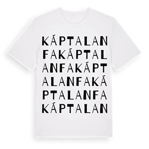Káptalanfa ordlek t-shirt – ekologisk bomull t-shirt från Pinshirt