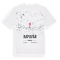 Kapuvár karta t-shirt