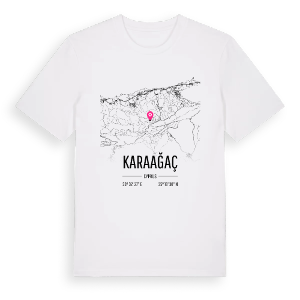 Karaağaç karta t-shirt – ekologisk bomull t-shirt från Pinshirt