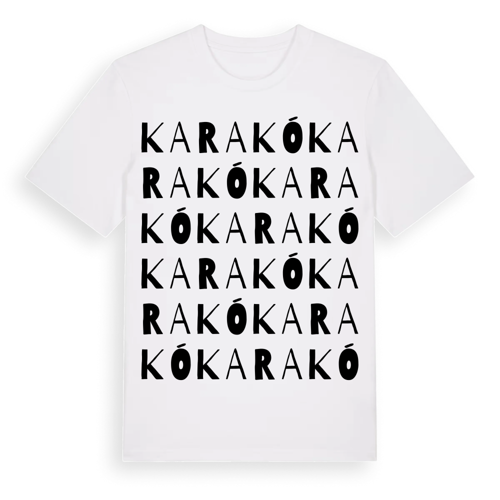 Karakó ordlek t-shirt – White, i miljö