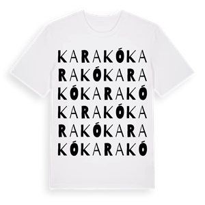 Karakó ordlek t-shirt – ekologisk bomull t-shirt från Pinshirt