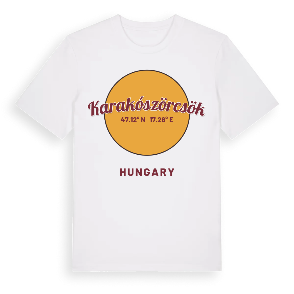 Karakószörcsök cirkel t-shirt – White, i miljö