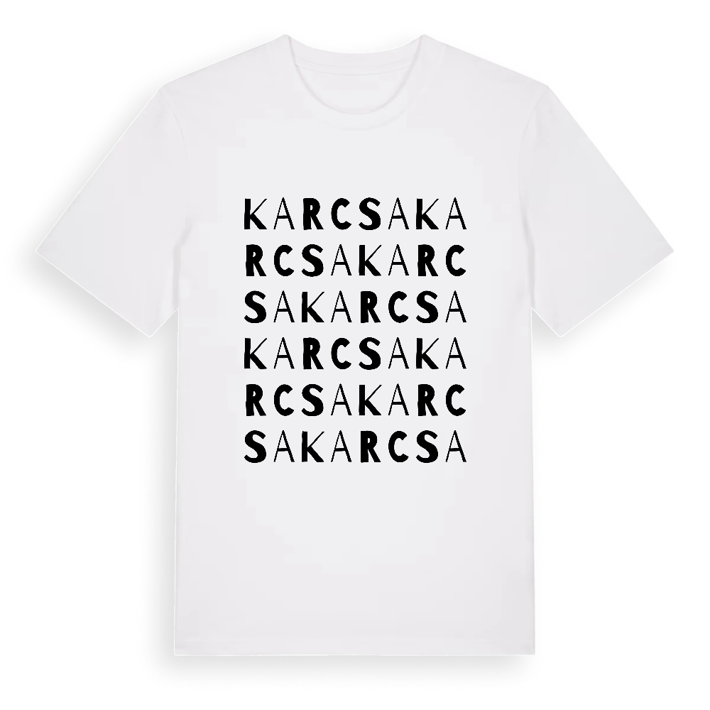Karcsa ordlek t-shirt – White, i miljö