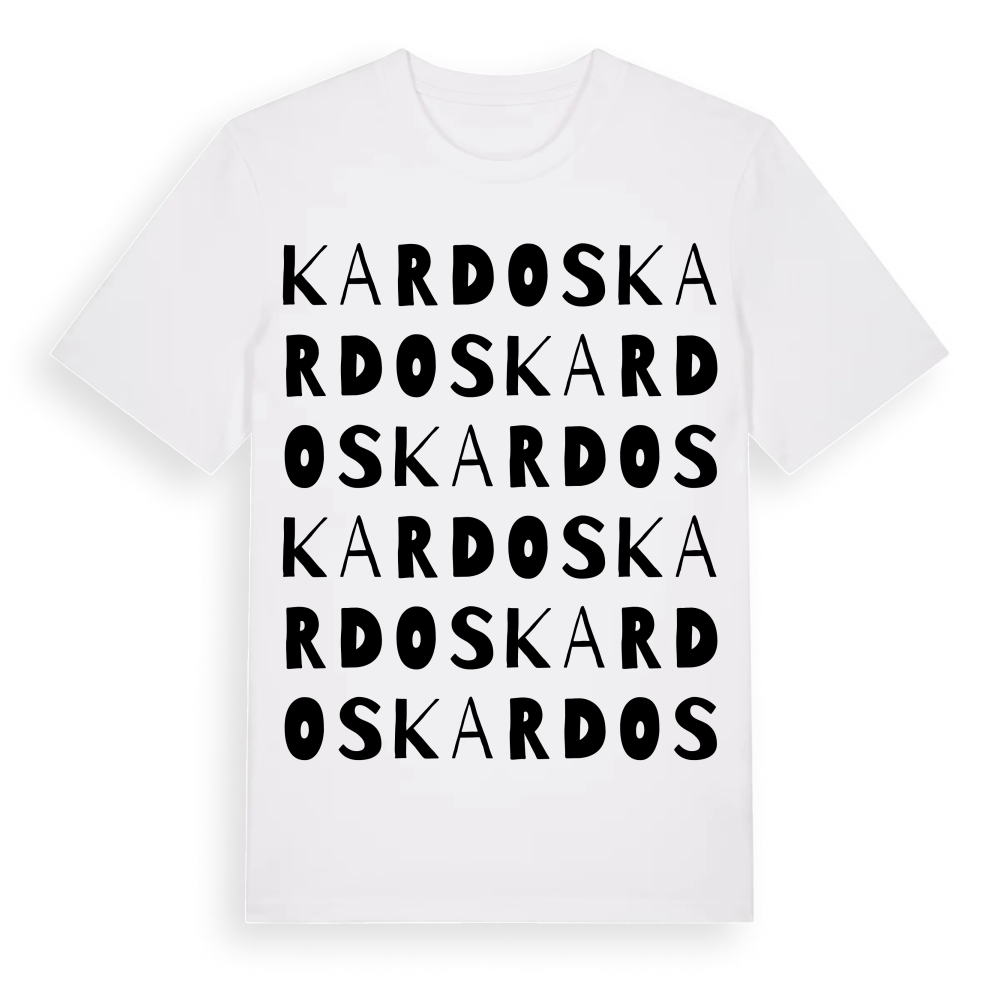 Kardos ordlek t-shirt – White, i miljö