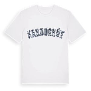 Kardoskút college t-shirt – ekologisk bomull t-shirt från Pinshirt