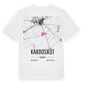 Kardoskút karta t-shirt – ekologisk bomull t-shirt från Pinshirt