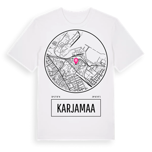 Karjamaa t-shirt – ekologisk bomull t-shirt från Pinshirt