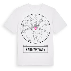 Karlovy Vary t-shirt – ekologisk bomull t-shirt från Pinshirt