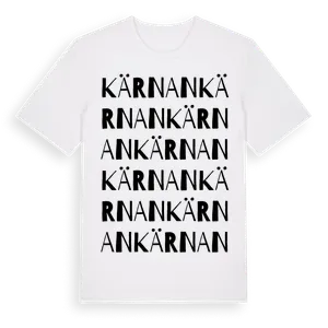 Kärnan ordlek t-shirt – ekologisk bomull t-shirt från Pinshirt