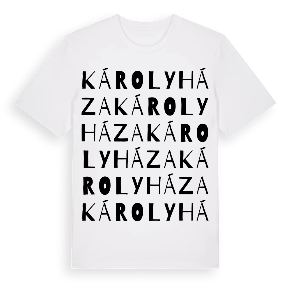 Károlyháza ordlek t-shirt – White, i miljö