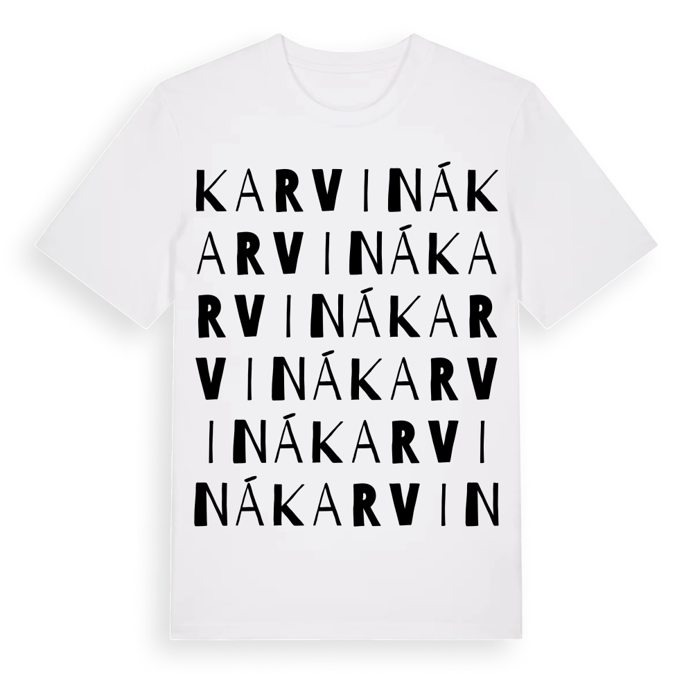 Karviná ordlek t-shirt – White, i miljö